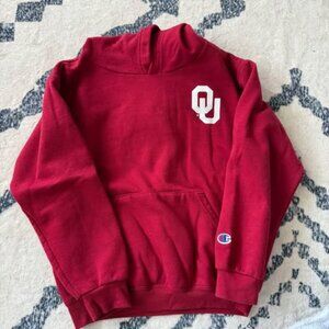 Champion Kids Oklahoma Sooners OU Hoodie Youth Medium 7-8